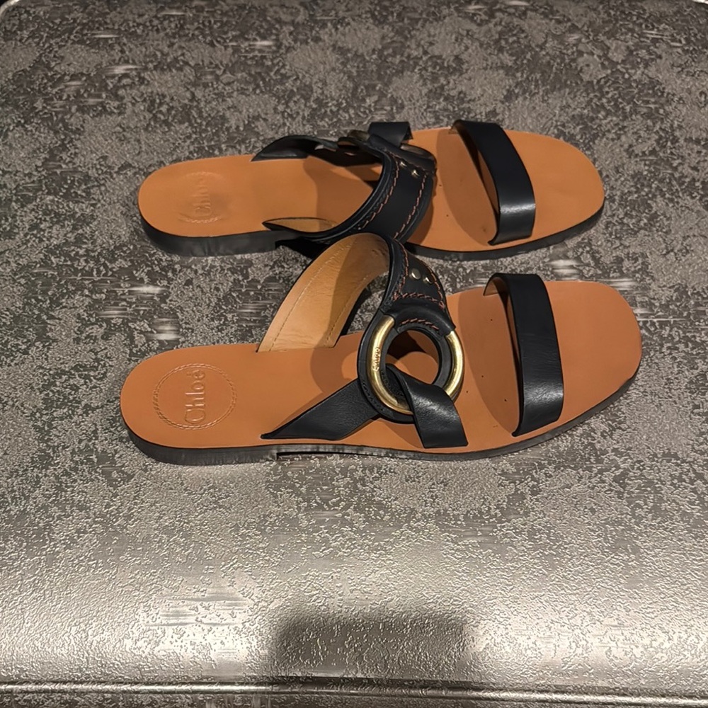 Chloé Black Sandals